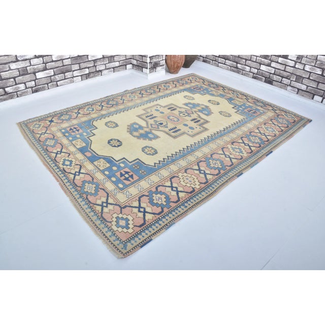 1960s Wool Handmade Modern Turkey Oversize Rug For Sale In Phoenix - Image 6 of 11