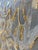 Christina Major Oil on Canvas of Jackie O with Gold Leaf 49 x 51 2021 For Sale In West Palm - Image 6 of 12