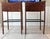 Contemporary Vintage Woven Saddle Leather Bar Stools - A Pair For Sale - Image 3 of 13
