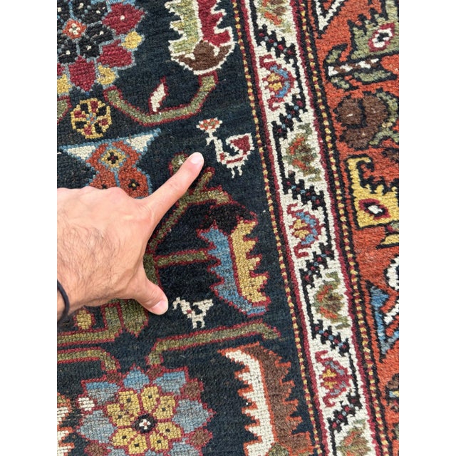1930s Northwest Persian Runner - 3.6 x 9.10 For Sale - Image 4 of 10