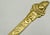Metal Antique English Brass Pierrot Paper Knife Letter Opener For Sale - Image 7 of 8