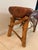 Bone Rustic Live-Edge and Antler Accent Table For Sale - Image 7 of 10