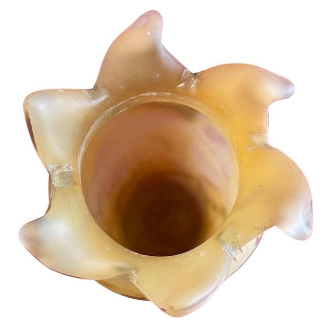 Baluster Vase with Wild Lilies by E. Galle For Sale - Image 10 of 13