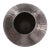 Contemporary Carbon Gray Round Chiseled Vase from Kenneth Ludwig Chicago For Sale - Image 3 of 5