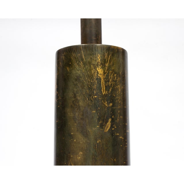 Metal Pair of Large Vintage Mid Century Brutalist Table Lamps by Laurel Lamp Co. For Sale - Image 7 of 13