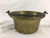 1900 - 1909 Antique French Small Brass Cauldron With Wrought Iron Handle For Sale - Image 5 of 8