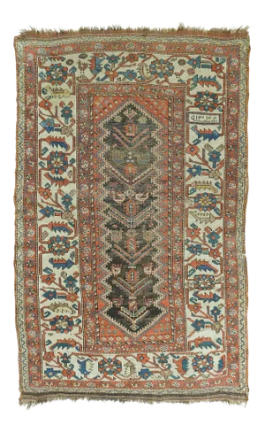 Antique Persian Rug- 3′10″ × 6′2″