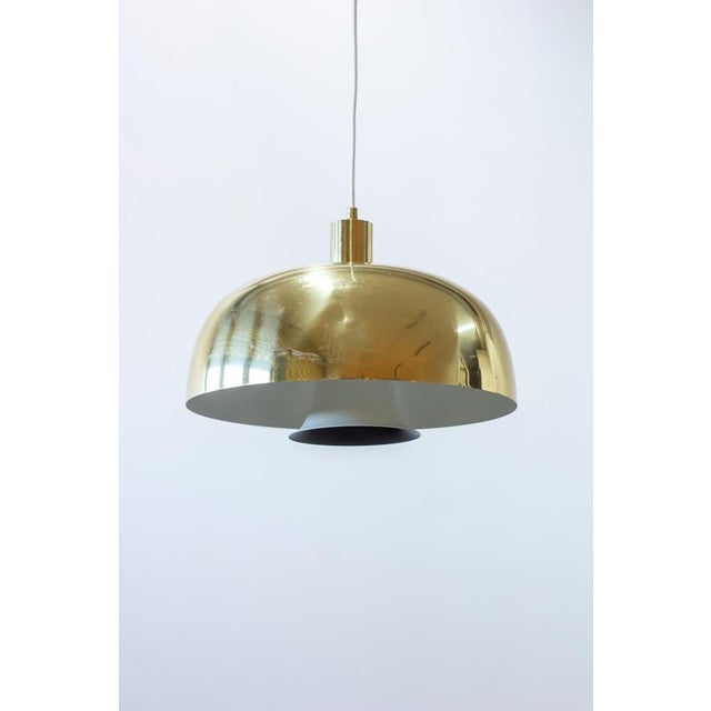 Gold Vintage Pendant Lamp by Hans-Agne Jakobsson, 1960s For Sale - Image 8 of 8