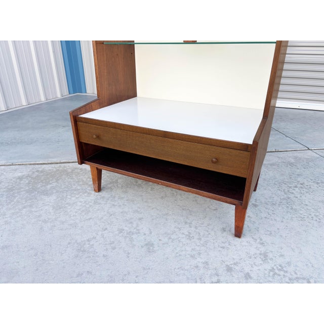 1960s Mid Century Walnut Bookcase by Kipp Stewart, Attributed For Sale - Image 10 of 13