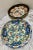 Chinoiserie Vintage Colorful English Metal Serving & Decor Bowls, Set of Two For Sale - Image 3 of 9
