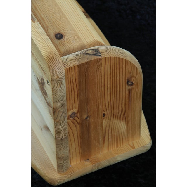 Danish Wall Hanging Bedside Tables in Pine, 1970s, Set of 2 For Sale - Image 10 of 14