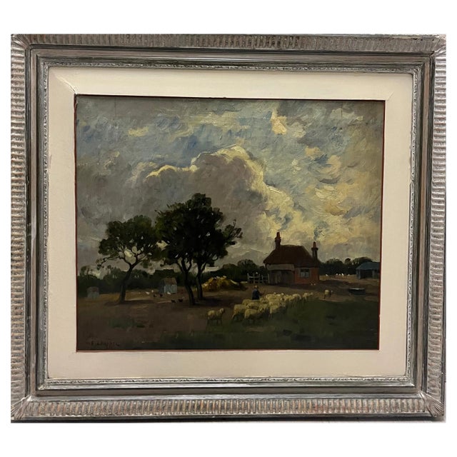 Edouard Chappel, Vers La Bergerie, 1890, Oil For Sale