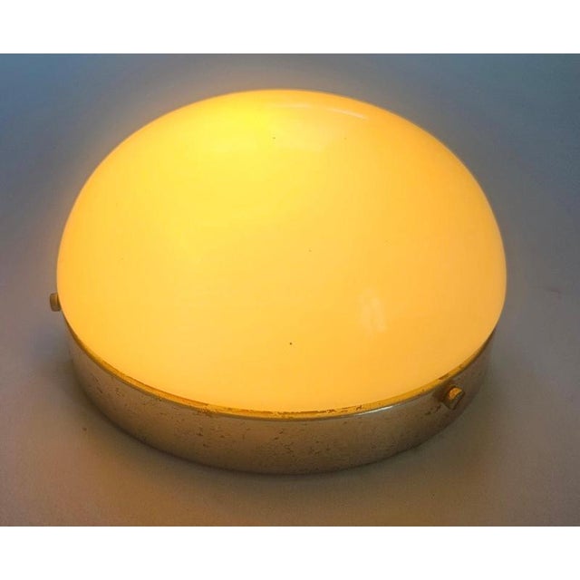 Bauhaus Functionalism Art Deco Flush Mount, 1930s For Sale - Image 6 of 13