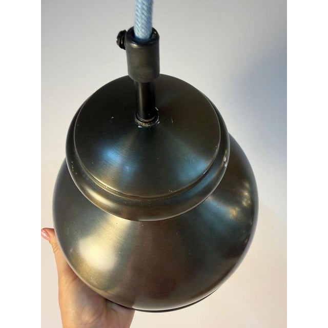 Country Line Pendant Lamp in Anthracite by Sidse Werner for Holmegaard For Sale - Image 10 of 11