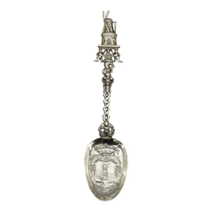 Pre-1953 Amsterdam 833 Standard Silver Souvenir Spoon