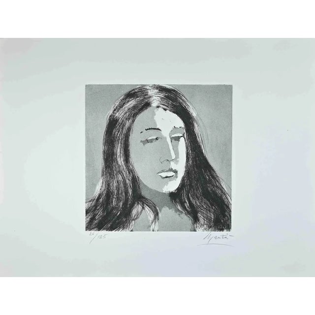 Giacomo Manzú, Inge, Etching, 1970 For Sale