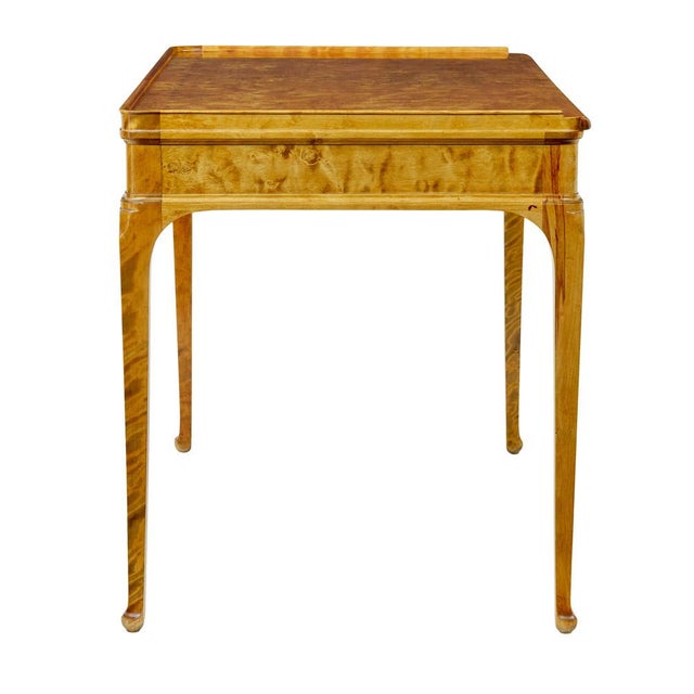 early 20th century swedish birch writing table circa 1910. we are pleased to offer this stunning scandinavian writing...
