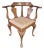 Vintage Statesville Chair Company Queen Anne Corner Chair For Sale