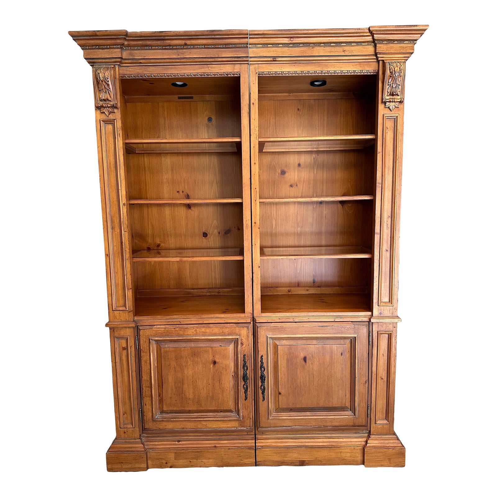 ethan-allen-two-piece-carved-