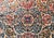 Vintage Persian Kerman Rug, Hand-knotted Wool, Allover Floral Pattern, Ivory & Blue, 3x5 For Sale - Image 9 of 13