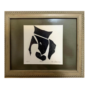 Fabio Herrera “Toro” 1997 Signed LTD Ed Woodcut 64/125 Framed