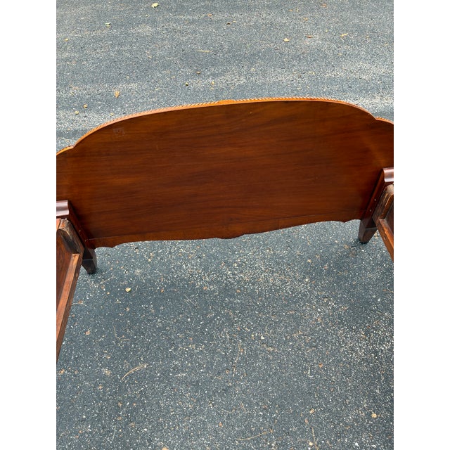 Vintage Pair of Twin Beds by Berkey and Gay For Sale - Image 10 of 11
