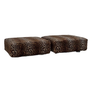 Large Ottomans from Arflex, Italy, 1970s, Set of 2 For Sale