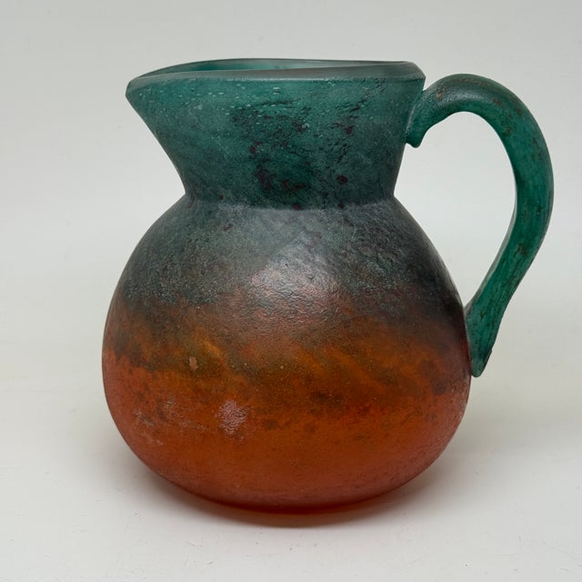 Georges De Feure (1868–1943) Pâte De Verre Glass Pitcher, Paris, Circa 1910 For Sale - Image 10 of 10