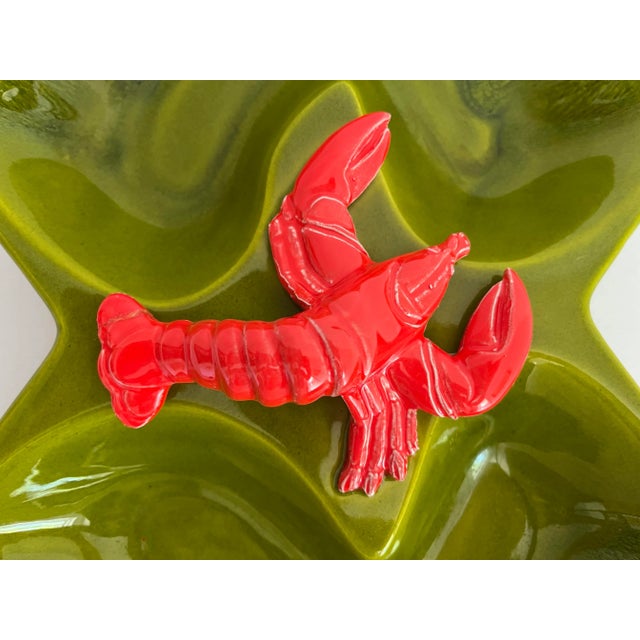 Ceramic Lobster Platter, California Pottery, 1970 For Sale - Image 6 of 11