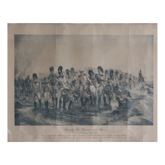 After Lady Butler, Steady, the Drums and Fifes!, 1890s, Lithograph For Sale