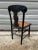 Antique 19th Century Georgian Ebonized Painted Gilt Bergere Cane Seat Side Chairs - Set of 3 For Sale In Washington DC - Image 6 of 10