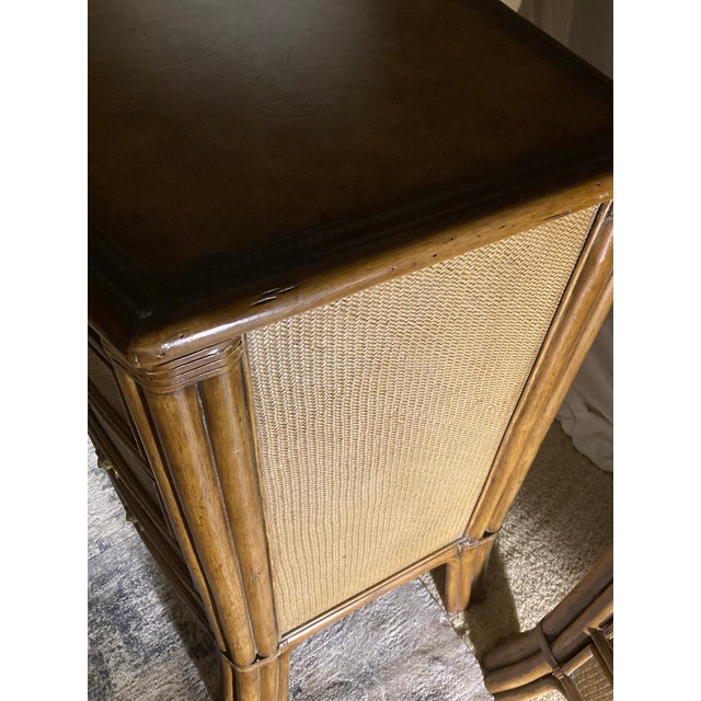 Kreiss Collection Natural Materials Dresser. 5 Drawers Dramatic Decor Yet Subtle Materials.I Do Not See a Signature or Label. For Sale - Image 6 of 12