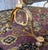 Gold Early 20th Century 28" Baroque Vanity Floor or Table Top Mirror For Sale - Image 8 of 9