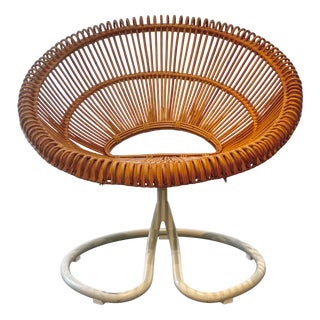 Mid-Century Modern Swivel Easy Chair from Göte Möbler, Sweden, 1960s For Sale