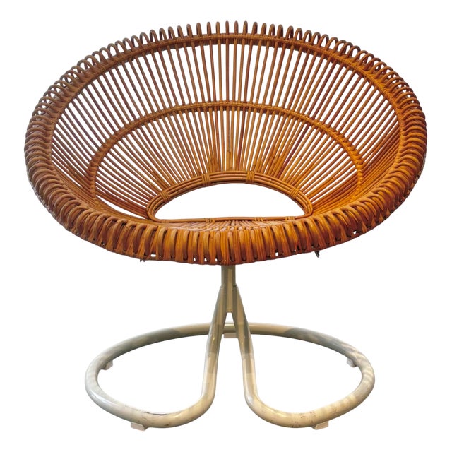 Mid-Century Modern Swivel Easy Chair from Göte Möbler, Sweden, 1960s For Sale