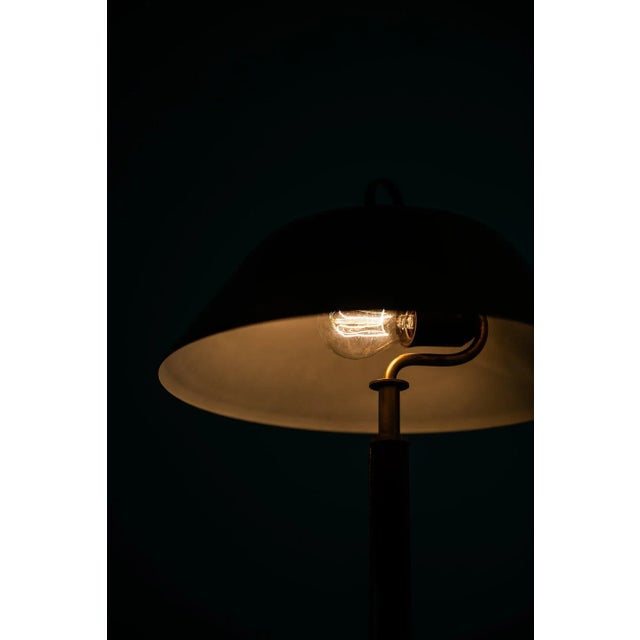 Vintage Brass Table Lamp from Falkenbergs Belysning For Sale - Image 4 of 9