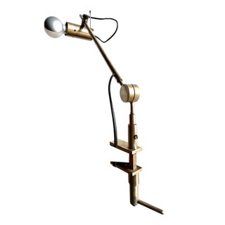 Model 255 Clamp Table Lamp by Tito Agnoli for Oluce, 1959 For Sale
