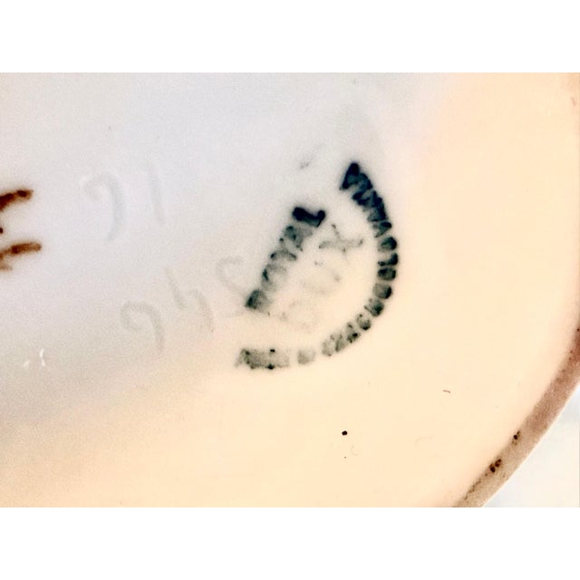 White and Blue Porcelain Vase by Jindřich Marek for Royal Dux, 1960s For Sale - Image 9 of 11