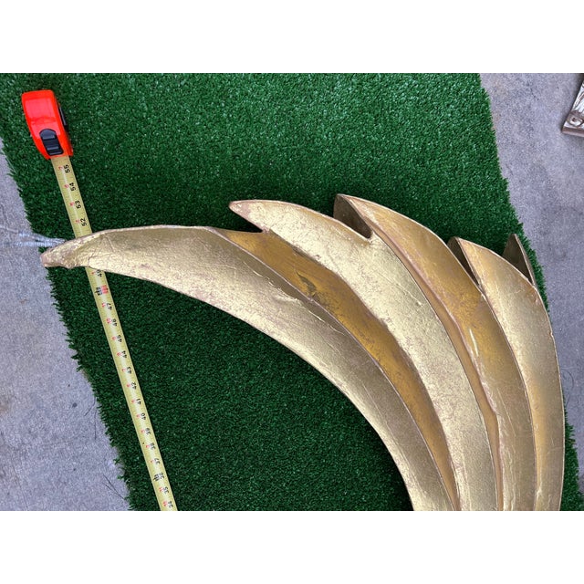 1970s Jumbo Sized Light Weight Paper Mache Star For Sale - Image 5 of 9