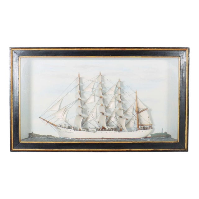 Swedish Diorama of the Flying Cloud, 1890s For Sale