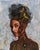 The Story Within by Andrada Trapnell | Oil on board portrait of a woman with nature elements. For Sale