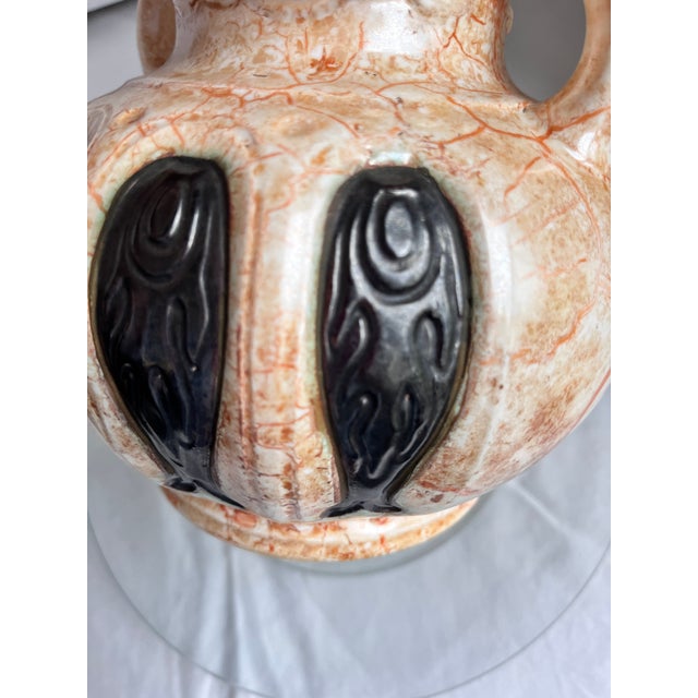 “Alienware” Ditmar Urbach Handled Fish Vase Vintage 1930s Czech Art Deco - Model 8197 Maker/Designer: Ditmar Urbach For Sale - Image 12 of 14