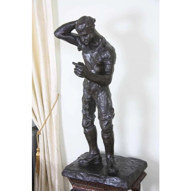 Reynaert Juul, Man in Boots, Bronze For Sale - Image 10 of 10