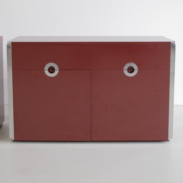 Paper Two-Door Sideboard by Maria Sabot, 1972 For Sale - Image 7 of 7
