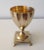 Vintage Indian Brass Footed Chalice For Sale - Image 4 of 7