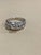 Late 20th Century Approximately 0.6 Ct Solitaire Round Center Diamond 14 Kt White Gold Ring & Band For Sale - Image 5 of 18