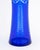 Modern Cobalt Blue Cut Glass Flaring Vases, Pair For Sale - Image 3 of 9