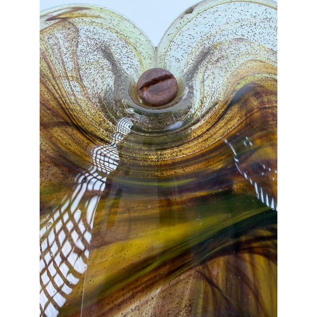 Glass Vintage Glass Wall Lamp by Per Lütken for Holmegaard, Denmark, 1970s For Sale - Image 7 of 9
