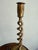 English Antique English Barley Twist Brass Candlesticks, a Pair — Georgian Hollywood Regency For Sale - Image 3 of 10