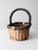 Late 20th Century Vintage Wicker Basket For Sale - Image 5 of 11